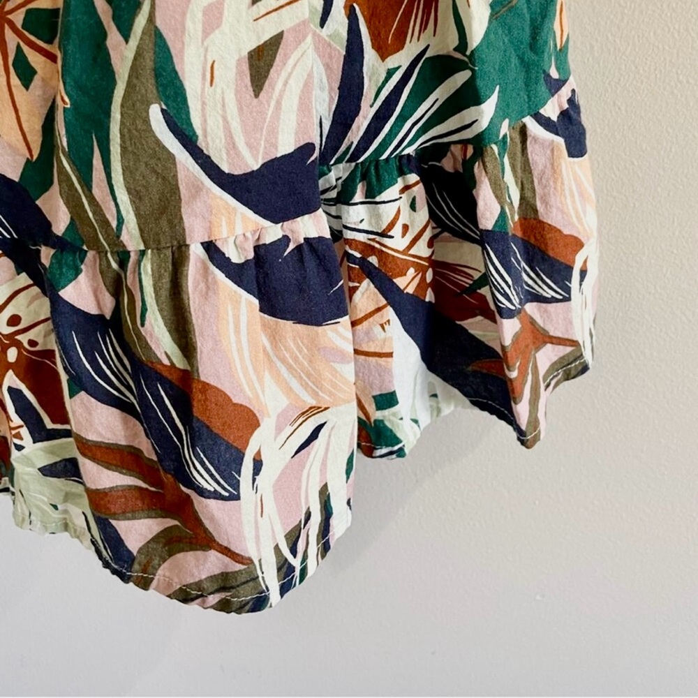 3/$20 APRICOT Tropical Cami Ruffle Dress - Picture 5 of 7